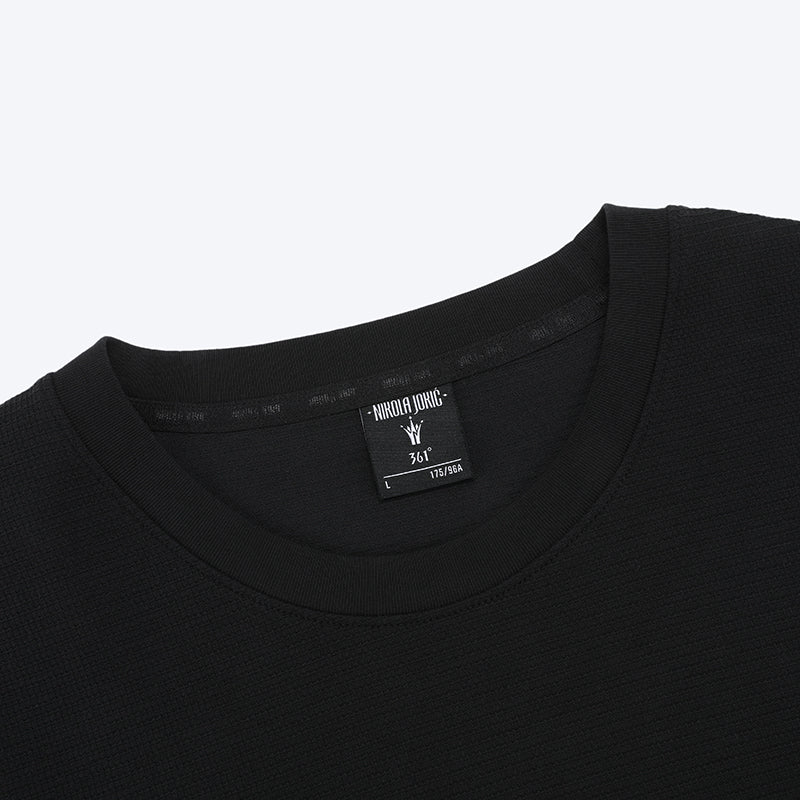 Nikola Jokić - Crown Waffle T-shirt - Black