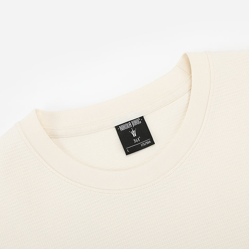 Nikola Jokić - Crown Waffle T-shirt - White