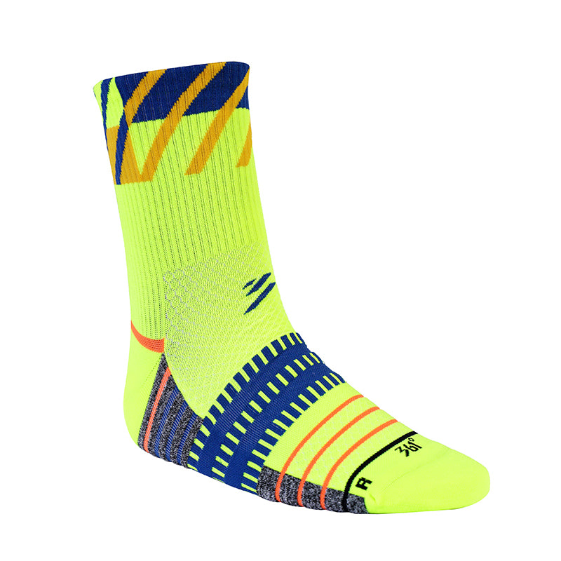 Pro Running - Mid Socks - Bright Green