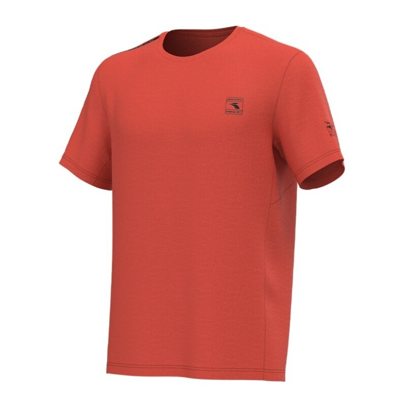 Men's Running T-Shirt - Coral Red