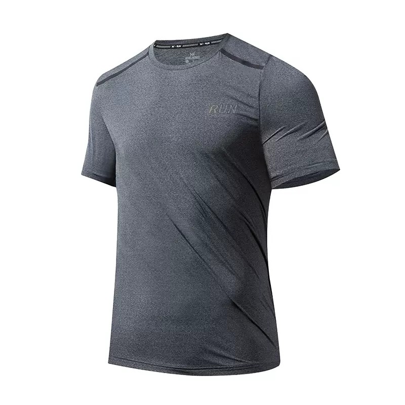 Men's Running T-Shirt - Black Heather